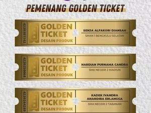 Ini 3 Peraih Golden Ticket ITS, Ada Influencer dan YouTuber Ini 3 Peraih Golden Ticket ITS, Ada Influencer dan YouTuber