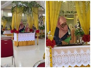 Duh! Ibu Ini Malah Sibuk Bungkus Makanan Saat di Pesta Pernikahan Duh! Ibu Ini Malah Sibuk Bungkus Makanan Saat di Pesta Pernikahan