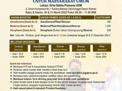 Vaksin Booster Jogja, Berikut Ini Jadwal dan Syaratnya