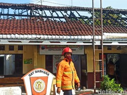 Polres Demak Kebakaran, Ruangan Reserse Narkoba Hangus Dilalap Api