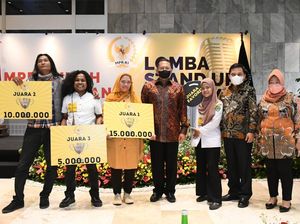 Bamsoet Umumkan Pemenang Lomba Stand Up Comedy Kritik MPR
