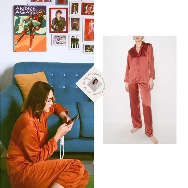 Piyama Amanda Manopo/Foto: Instagram.com/Amandamanopo.wearing Piyama Amanda Manopo