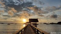Potret Sunset di Labuan Bajo yang Indah