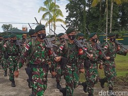 850 Personel TNI Ditarik dari Wilayah Pengamanan Pegunungan Papua