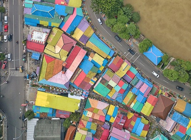 Foto Kampung Berkelir dari Atas/Foto: instagram/@bukanrastaman Foto Kampung Berkelir dari Atas/Foto: instagram/@bukanrastaman