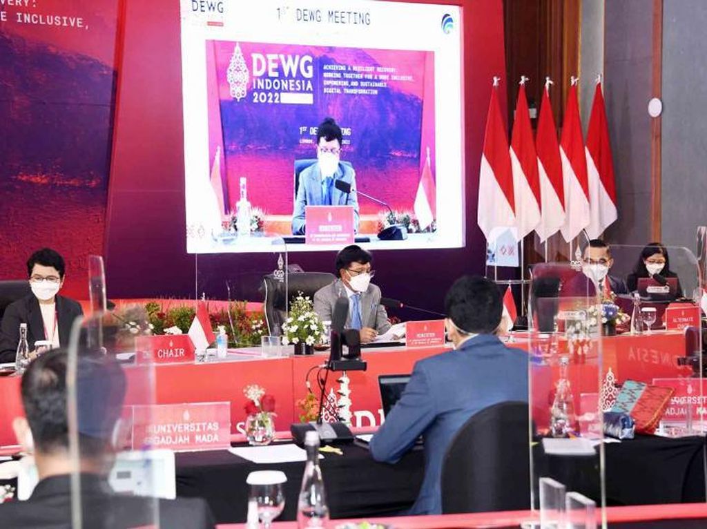 Menkominfo Dorong Pemulihan Global Lewat Teknologi Digital di DEWG G20