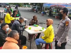 Kisah Kompol Emil Eka Putra, Sisihkan Gaji demi Warung Berbagi