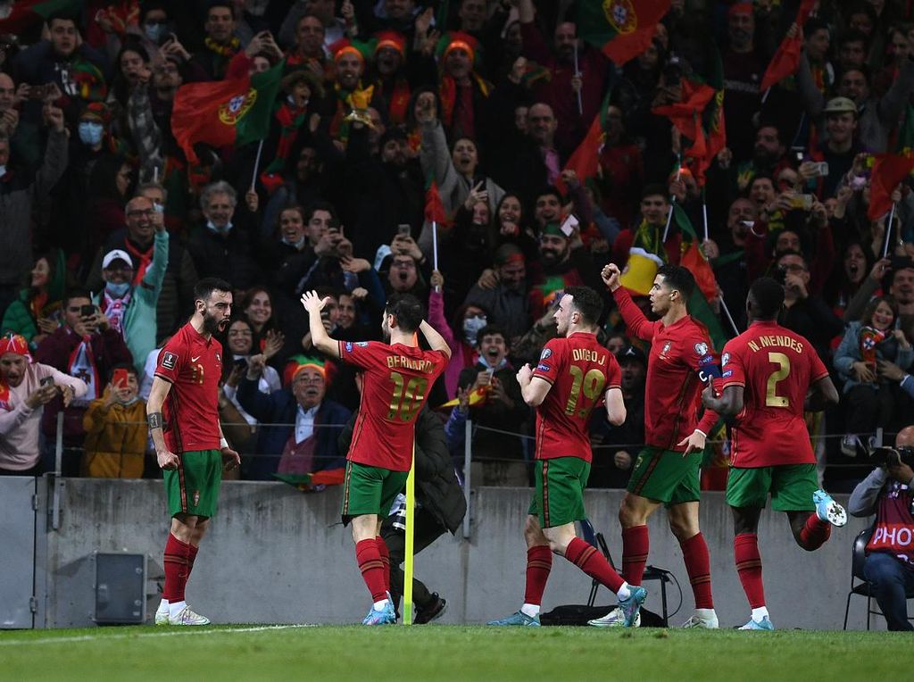 Portugal Vs Makedonia Utara: Ronaldo Cs Menang 2-0, Lolos ke Piala Dunia 2022
