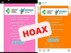 Lowongan Staf Vaksinasi Beredar di Medsos, DKK Solo Pastikan Hoax