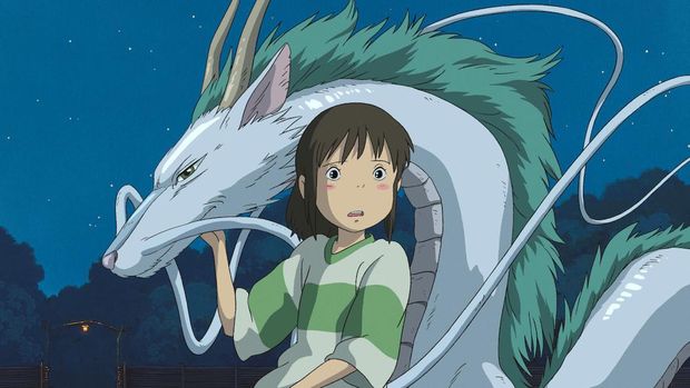 Anime Spirited Away di Netflix