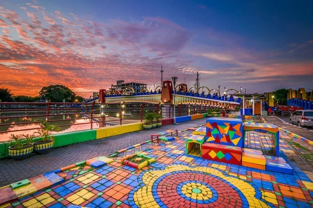 Suasana Cisadane Walk/Foto: instagram.com/igers.banten Suasana Cisadane Walk/Foto: instagram.com/igers.banten