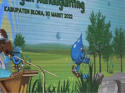 Wamen PUPR Peringati Hari Air Dunia di Bendungan Randugunting Blora