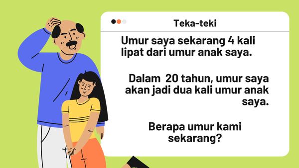 Mau Jadi Lebih Pintar Matematika? Teka-teki Ini Mudah Asal Tau Logikanya