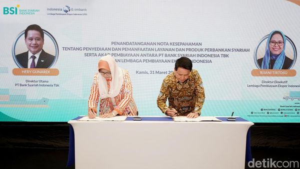 BSI Sinergi dengan Lembaga Pembiayaan Ekspor Indonesia