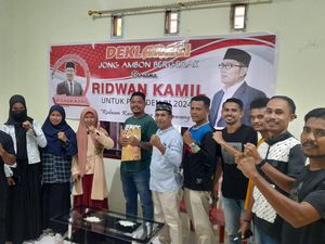 Jong Ambon Dukung Ridwan Kamil Maju di Pilpres 2024