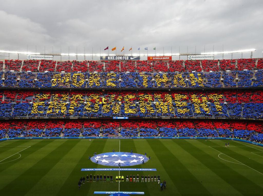 Wow! 91.553 Penonton Saksikan El Clasico Putri di Camp Nou