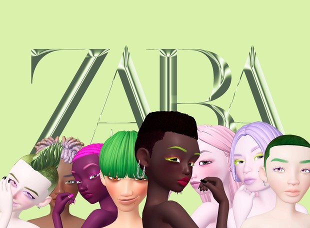 Zara Lime Glam Metacollection/