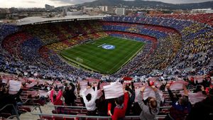 Rekor! Barcelona Kalahkan Real Madrid untuk Urusan Jumlah Penonton