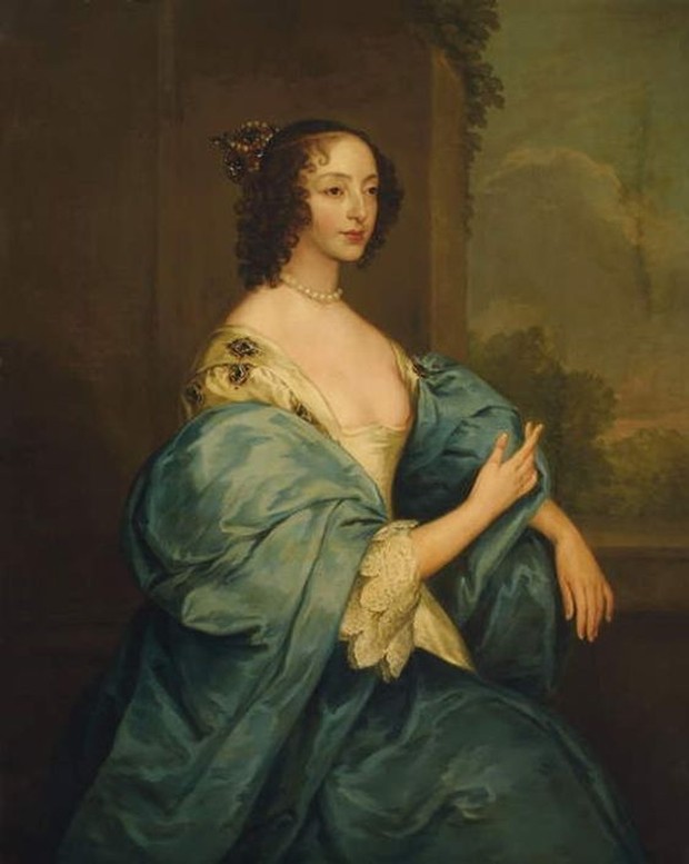 Istri Raja Charles I, Henrietta Maria Foto : Pinterest/MangnoliaBox