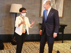 Ini yang Disampaikan Langsung Menlu RI Retno ke Menlu Rusia