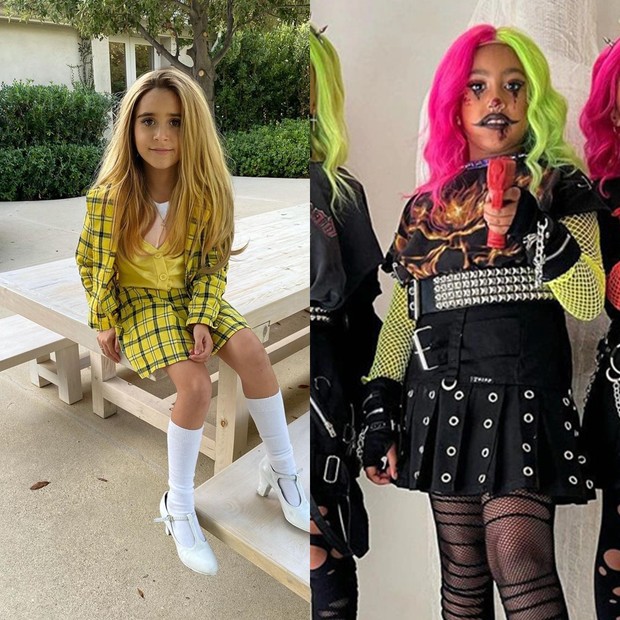 Beda gaya Penelope Disick dan North West