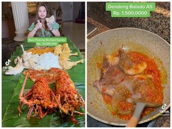 Sisca Kohl Masak Nasi Padang Rp 13 Juta, Lauknya Ayam Kalkun hingga Wagyu A5