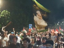 Kemeriahan Pawai Obor di Petamburan Sambut Bulan Suci Ramadan