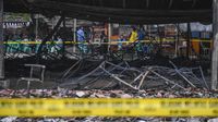 Penampakan Ratusan Kios Lenggang Jakarta di Monas yang Ludes Terbakar