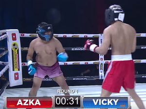 Ucap Syukur Azka usai Kalahkan Vicky Prasetyo Tinju