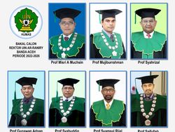 7 Profesor Daftar Jadi Bakal Calon Rektor UIN Ar-Raniry Aceh