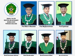 7 Profesor Daftar Jadi Bakal Calon Rektor UIN Ar-Raniry Aceh