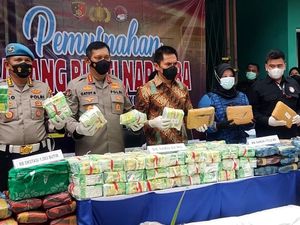 Polri Musnahkan 84,1 Kg Sabu-173,2 Kg Ganja dari 9 Kasus, 14 Orang Diciduk