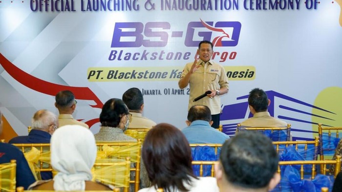 Bamsoet Resmikan Layanan Logistik Baru Blackstone Kargo Indonesia
