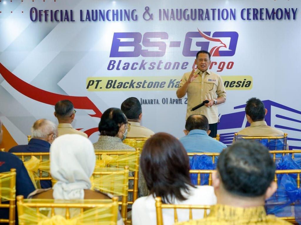 Bamsoet Resmikan Layanan Logistik Baru Blackstone Kargo Indonesia