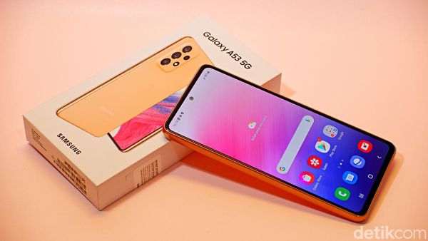 Unboxing Samsung Galaxy A53 5G Warna Peach yang Menggoda