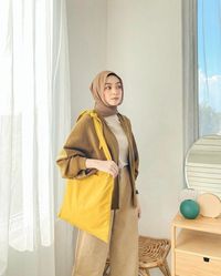 earth tone outfit hijab