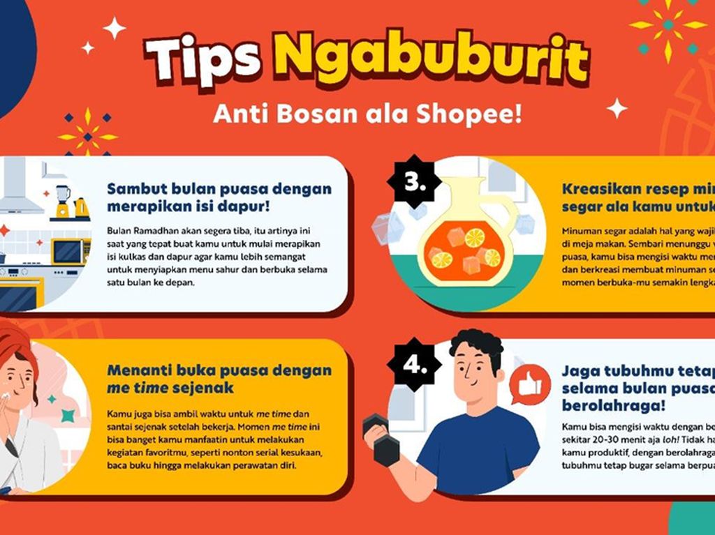 Sambut Ramadan, Ini 4 Tips Ngabuburit Antibosan ala Shopee!