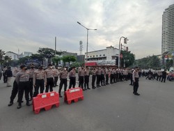 Mahasiswa Bakal Demo di Harmoni, Jalan Majapahit Jakpus Arah Istana Ditutup