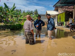 Kali Bawah Rel KA Bandara YIA Meluap, Permukiman di Temon Kebanjiran