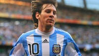 Piala Dunia 2010, Lionel Messi hanya sanggup bawa Argentina sampai perempatfinal (Getty Images)