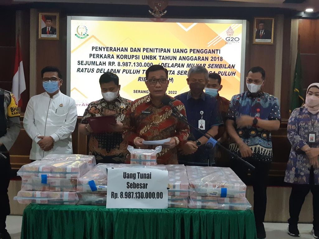 Penyedia Komputer UNBK Banten di Kasus Korupsi Pengadaan Serahkan Rp 8,9 M