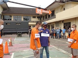 41 Adegan Diperagakan di Rekonstruksi Kasus Tahanan Polres Cilegon Tewas