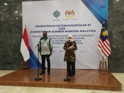 Menaker RI dan Malaysia Teken MoU soal TKI, Ini Isinya