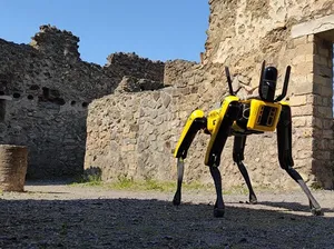 Robot Anjing Jadi Penjaga Reruntuhan Kota Kuno di Italia Robot Anjing Jadi Penjaga Reruntuhan Kota Kuno di Italia