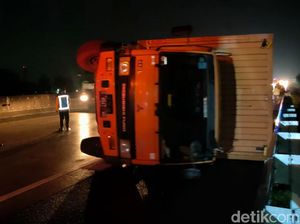 Ada Truk Terguling, Tol Semarang-Solo Sempat Macet 1,5 Km