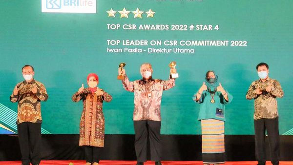 BRI Life Raih Penghargaan TOP CSR Awards 2022