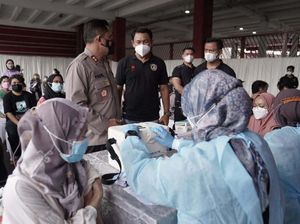 Kapolda Cek Pelaksanaan Vaksinasi Booster