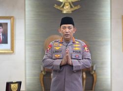Pidato Ekonomi Tumbuh 5,01% di Aksi May Day, Kapolri: Berkat Keringat Buruh!