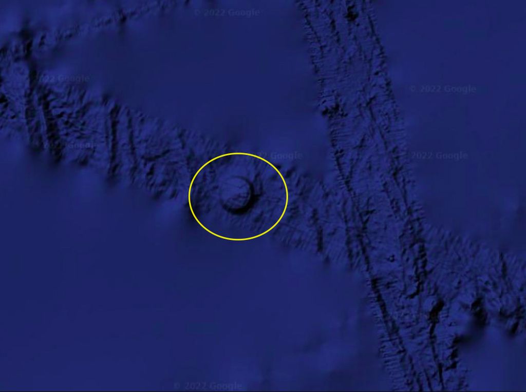 Lingkaran Aneh di Bawah Laut Tertangkap Google Earth, Alien?