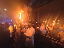Wali Kota Bogor Pawai Obor Bareng Warga Usai Tarawih di Masjid At-Taqwa
